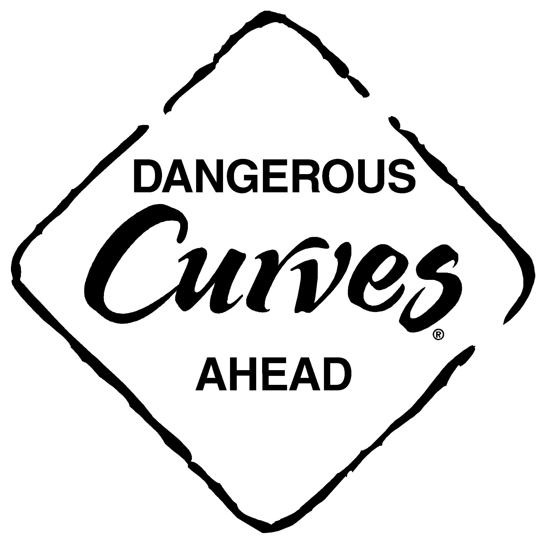 Curves Logo Black And White - Curves Clipart (2191x2157), Png Download