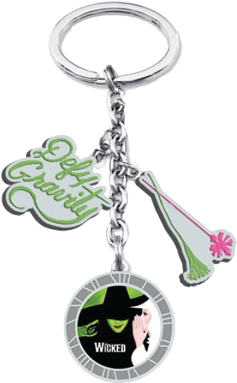 Broadway Wicked Keychain Clipart (672x672), Png Download
