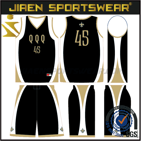 Jersey Creator Basketball Cheap Black Basketball Jersey - Europa League Basketball Jersey Clipart (600x600), Png Download