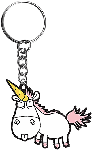 Despicable Me Unicorn Keyring Zing Pop Culture - Despicable Me Unicorn Keyring Clipart (600x600), Png Download