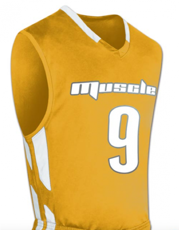 Gold White Womens Champro Dri Gear Basketball Jersey - Light Blue Basketball Uniforms Clipart (800x800), Png Download