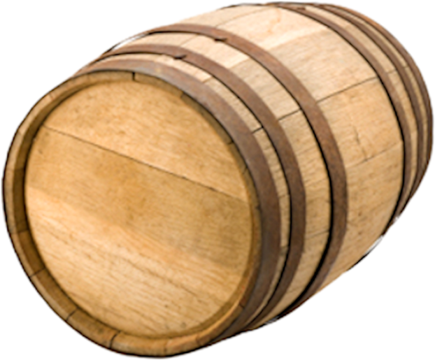 Barrel Wood Wine - Barrel Clipart (622x515), Png Download