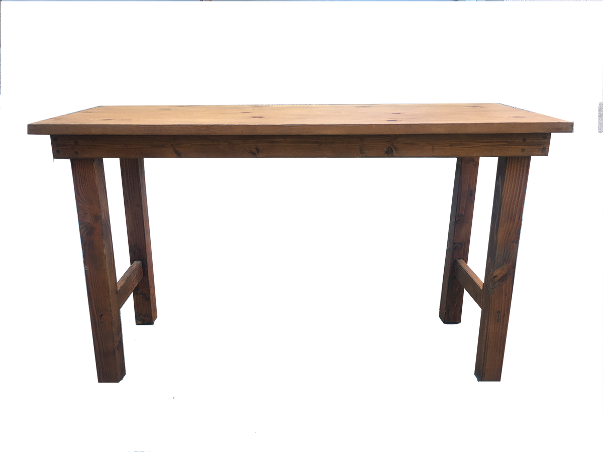 Vitners Communal Bar Table Natural Wood Luxury Event - Writing Desk Clipart (1200x900), Png Download