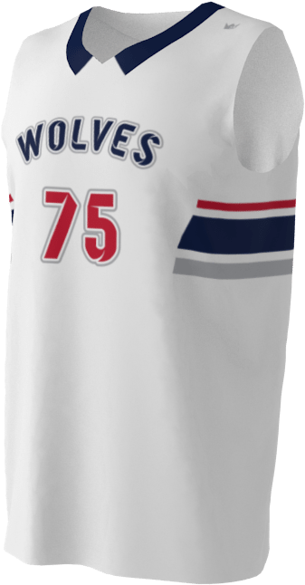 Wolves Custom Dye Sublimated Basketball Uniform - Sports Jersey Clipart (1024x1024), Png Download