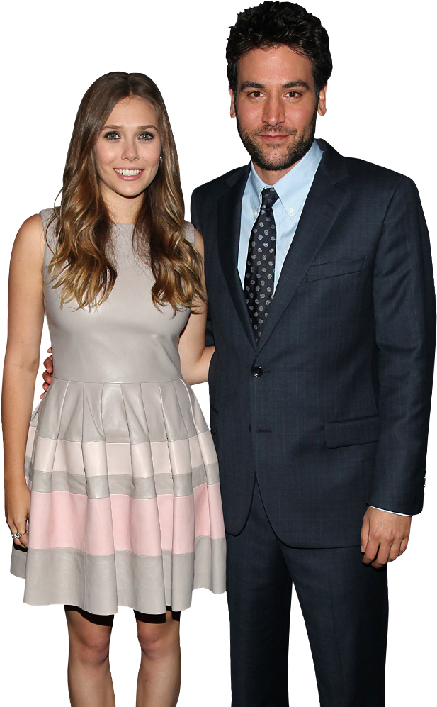 Josh Radnor And Elizabeth Olsen On Liberal Arts, Bob - Josh Radnor Girlfriend Clipart (617x997), Png Download