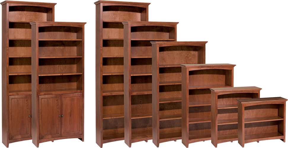 30″ Wide Bookcases - 36 High Bookcase Clipart (972x500), Png Download