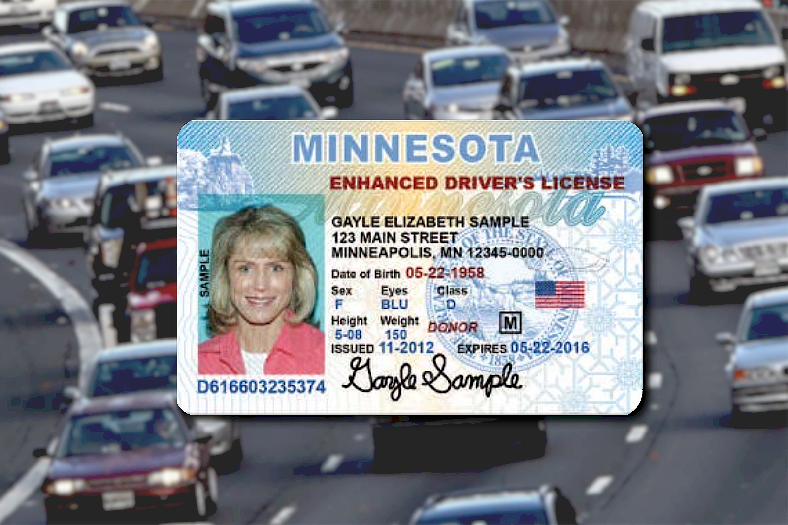Minnesota Drivers License Clipart (1600x1067), Png Download
