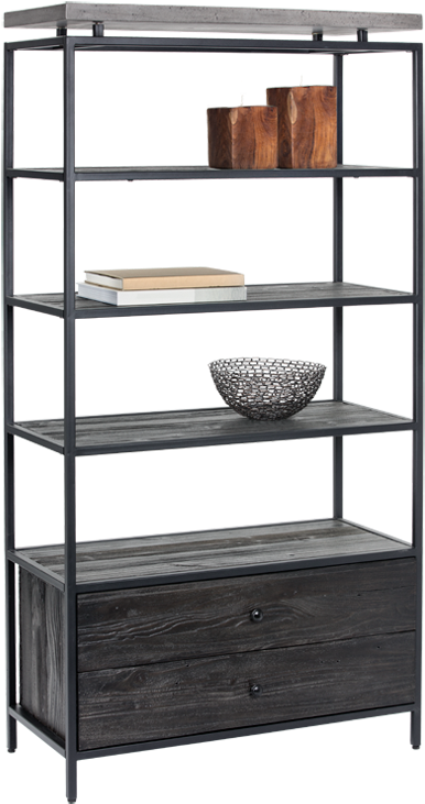 Details - Low Bookcase Concrete Clipart (1000x800), Png Download