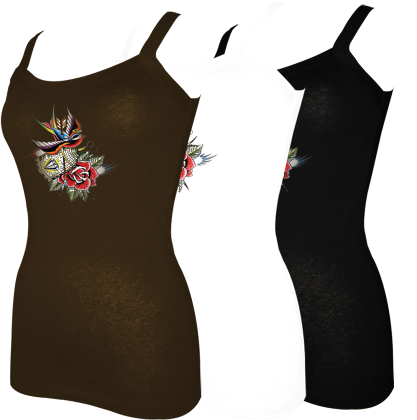 Draven Girls Bird Cage Tank - Active Tank Clipart (1024x1024), Png Download