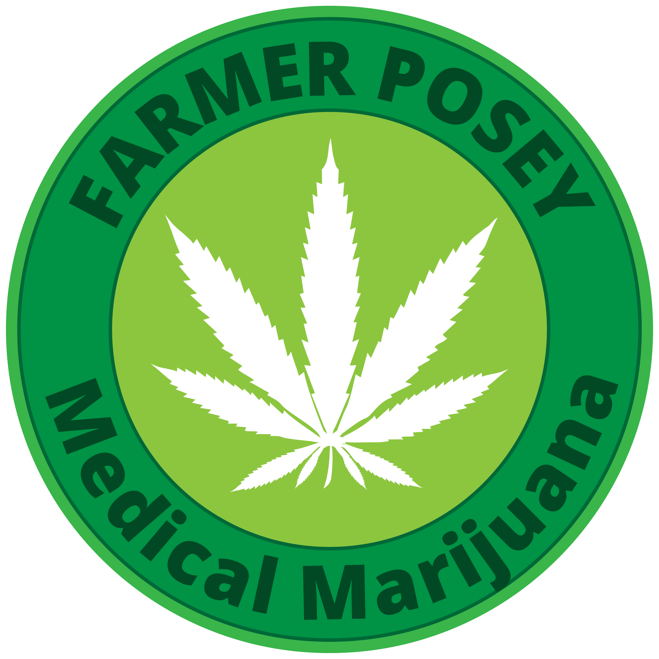 Farmerposey Medical Marijuana Dispensary - Fætter Br Clipart (2653x2652), Png Download
