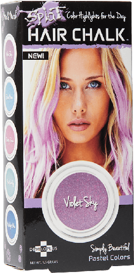 Splat Hair Chalk - Splat Dusty Rose Hair Chalk Clipart (700x700), Png Download