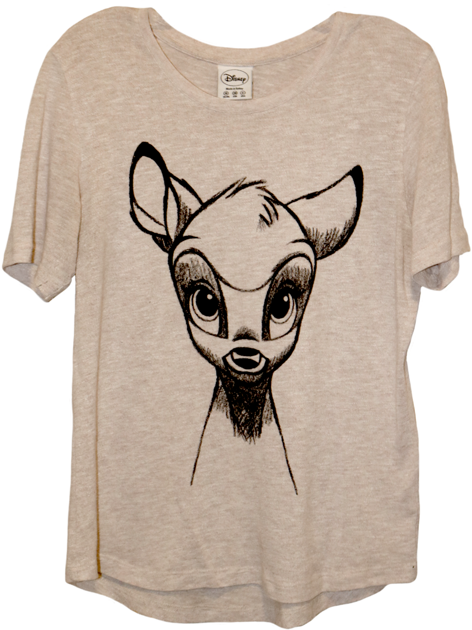 A Tan Long Sleeve Shirt Of Bambi - Llama Clipart (1150x1300), Png Download