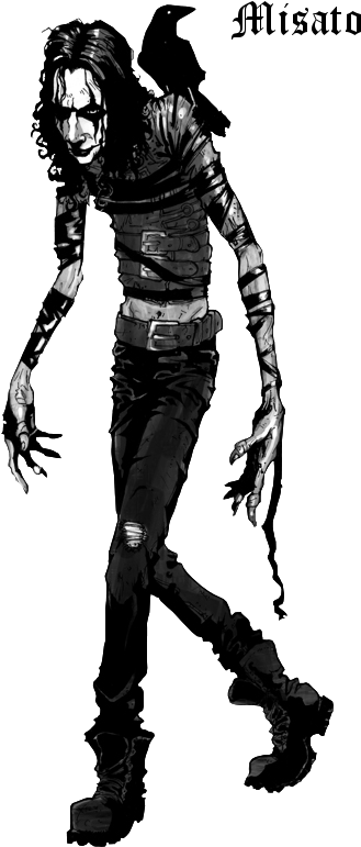Photo The Crow Eric Draven - Illustration Clipart (670x914), Png Download