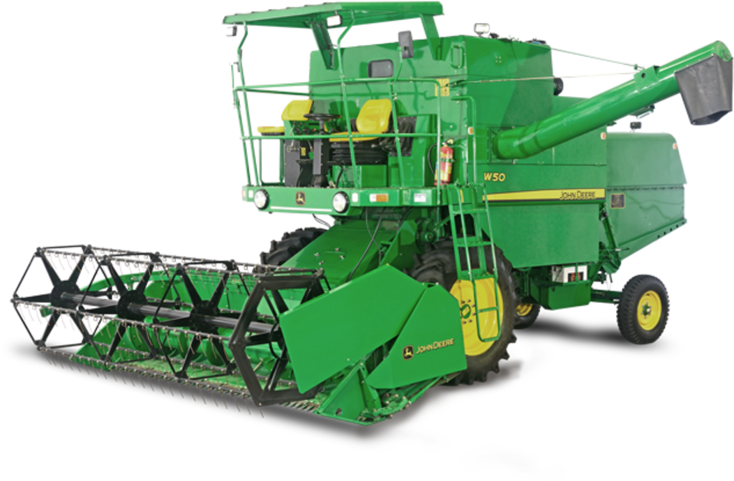 Clip Combiner Combine Harvester - John Deere Grain Harvester - Png Download (1067x768), Png Download