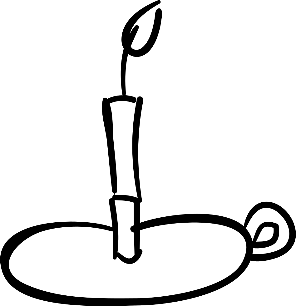 Png File Svg - Candle Outline Png Clipart (948x980), Png Download