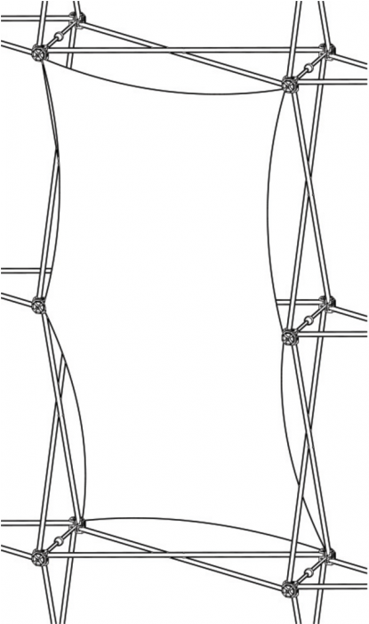 Xclaim Vertical Thread Fabric Graphic - Line Art Clipart (700x700), Png Download