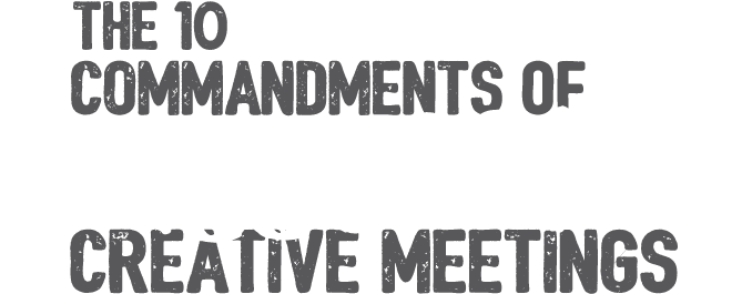 The Ten Commandments Of Successful Creative Meetings - Not Responsible For Accidents Clipart (760x430), Png Download