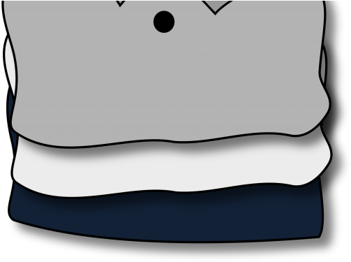 Original - Folded Shirt Clipart - Png Download (640x480), Png Download