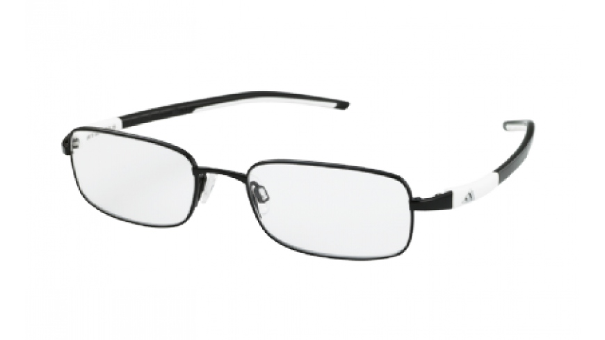 Adidas Kids A990 Black & White - Glasses Frame Adidas Clipart (870x489), Png Download