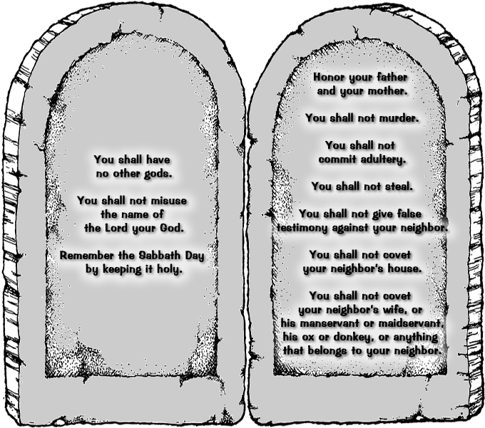 The Ten Commandments - Arch Clipart (704x600), Png Download
