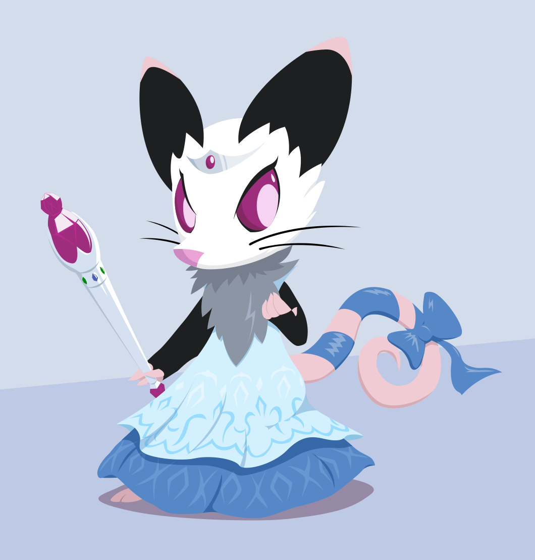 Royal Opossum - Cartoon Clipart (1060x1109), Png Download