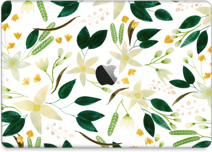 Vanilla Skin Macbook Pro 13” 2016- - Jasmine Clipart (800x562), Png Download