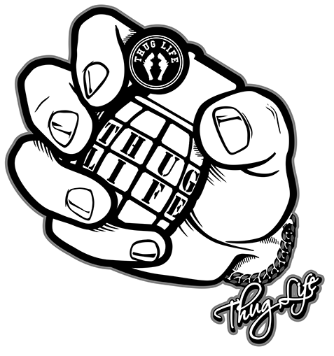 Thug Life - Granade Behance - Thug Logo Clipart (600x616), Png Download
