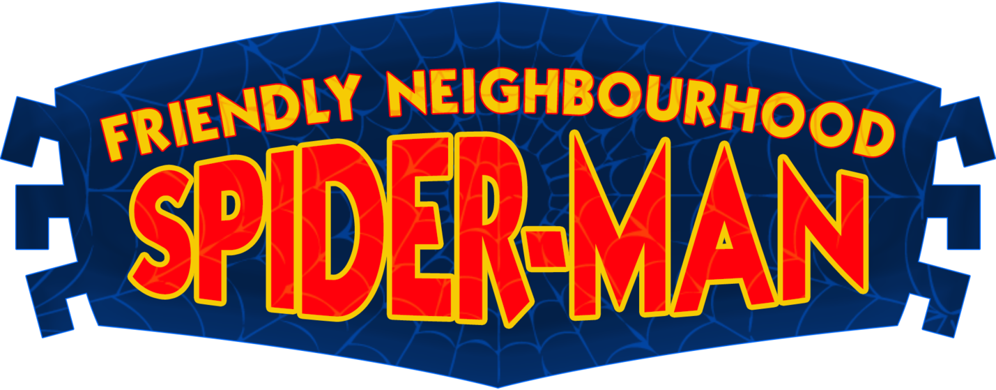 Friendly Neighborhood Spider-man Clipart (1429x559), Png Download