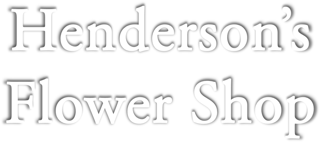 Henderson's Flower Shop - Calligraphy Clipart (1541x709), Png Download