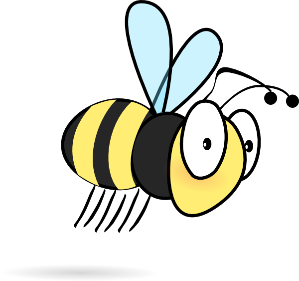 Bee Clip Art Png - Bee Transparent Png (600x563), Png Download