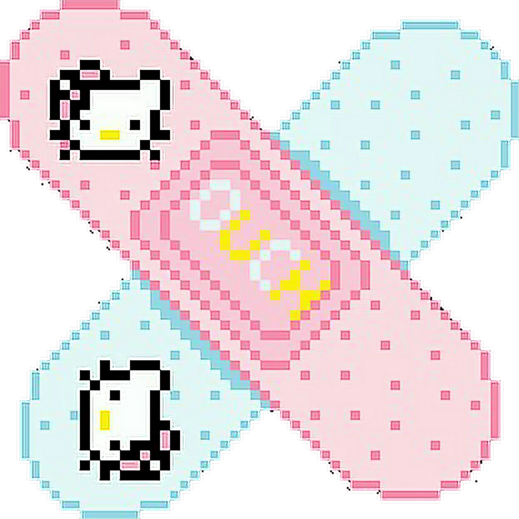 Clip Freeuse Library Tumblr Hellokitty - Hello Kitty Band Aid Transparent - Png Download (1024x1024), Png Download