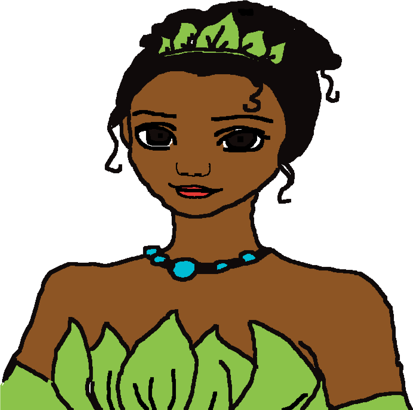 Princess Tiana Clipart Large Size Png Image PikPng