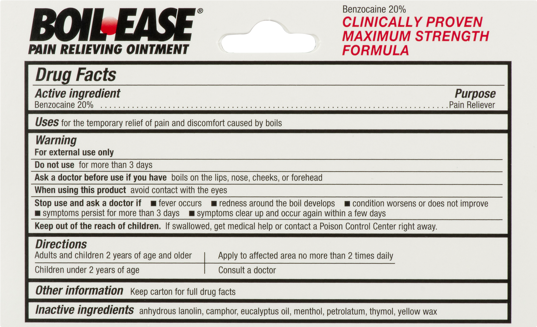Drawing Sauve Boil Ease - Ingredients Boil Ease Clipart (1800x1800), Png Download