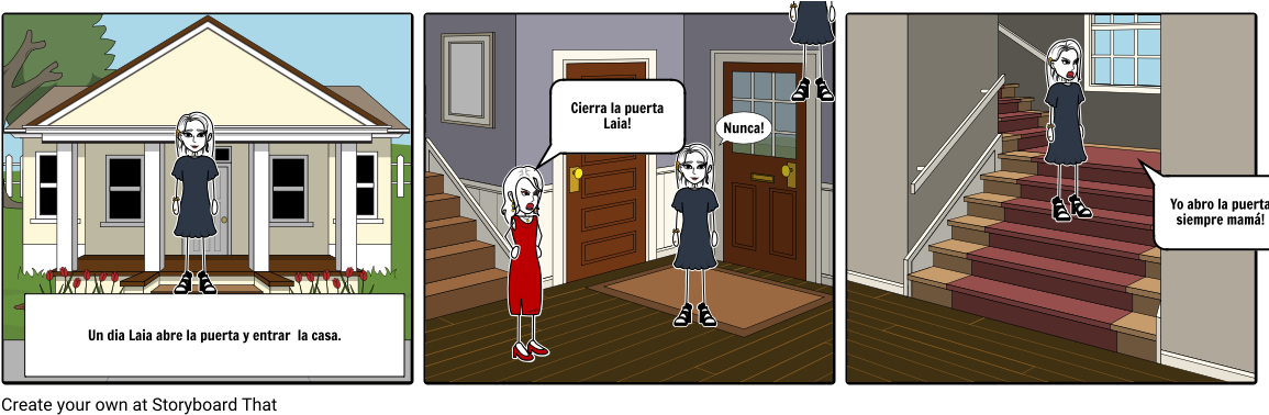 Laia Y Puertas - Storyboard Clipart (1164x385), Png Download