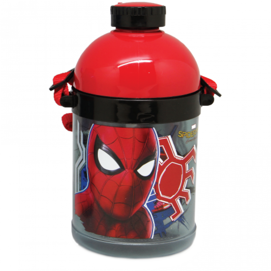 Spiderman Homecoming Bottle 500 Ml Spiderman Homecoming - Spider-man Clipart (980x950), Png Download