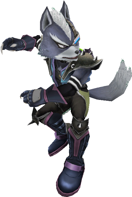 Fox Mccloud Png - Wolf O Donnell Png Clipart (495x655), Png Download