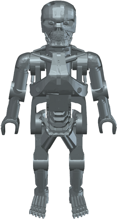 Terminator T-800 Playmobil - Figurine Clipart (1912x1017), Png Download