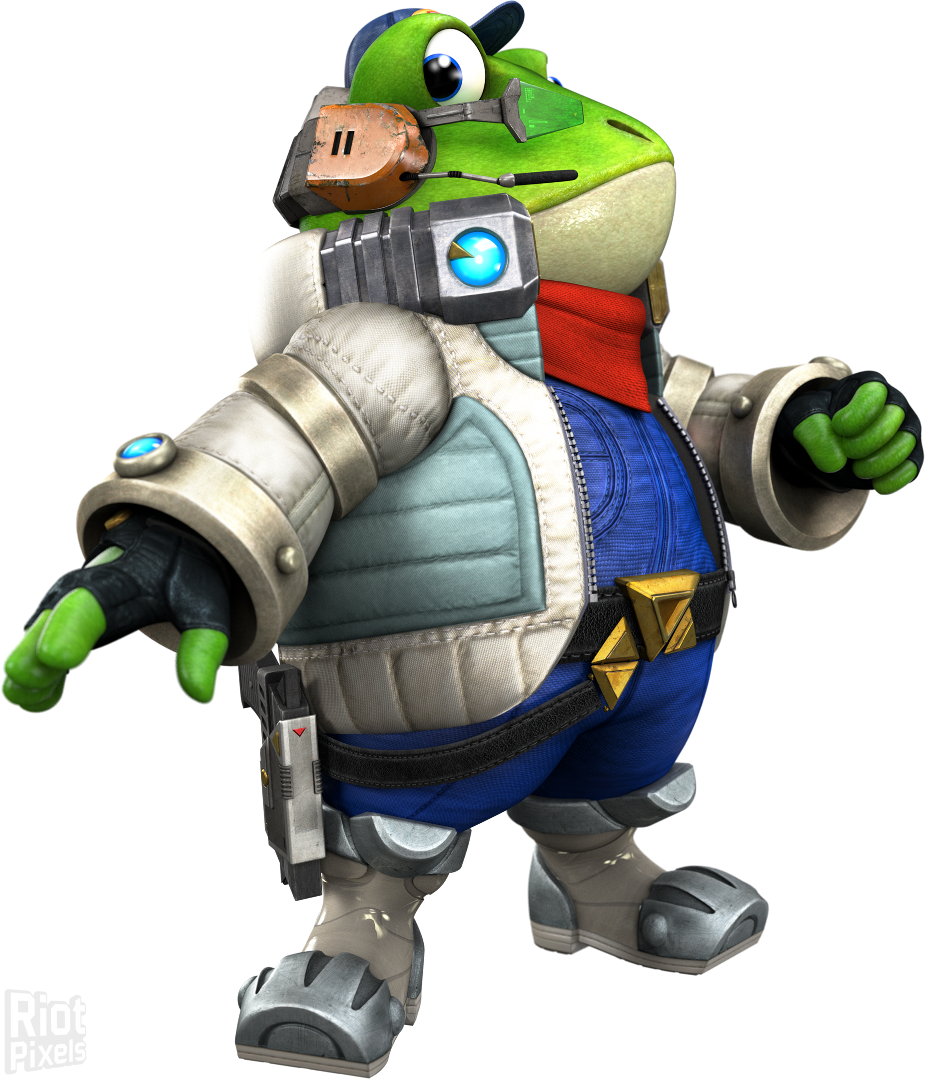 1851 × - Star Fox Zero Slippy Toad Clipart (1851x2160), Png Download