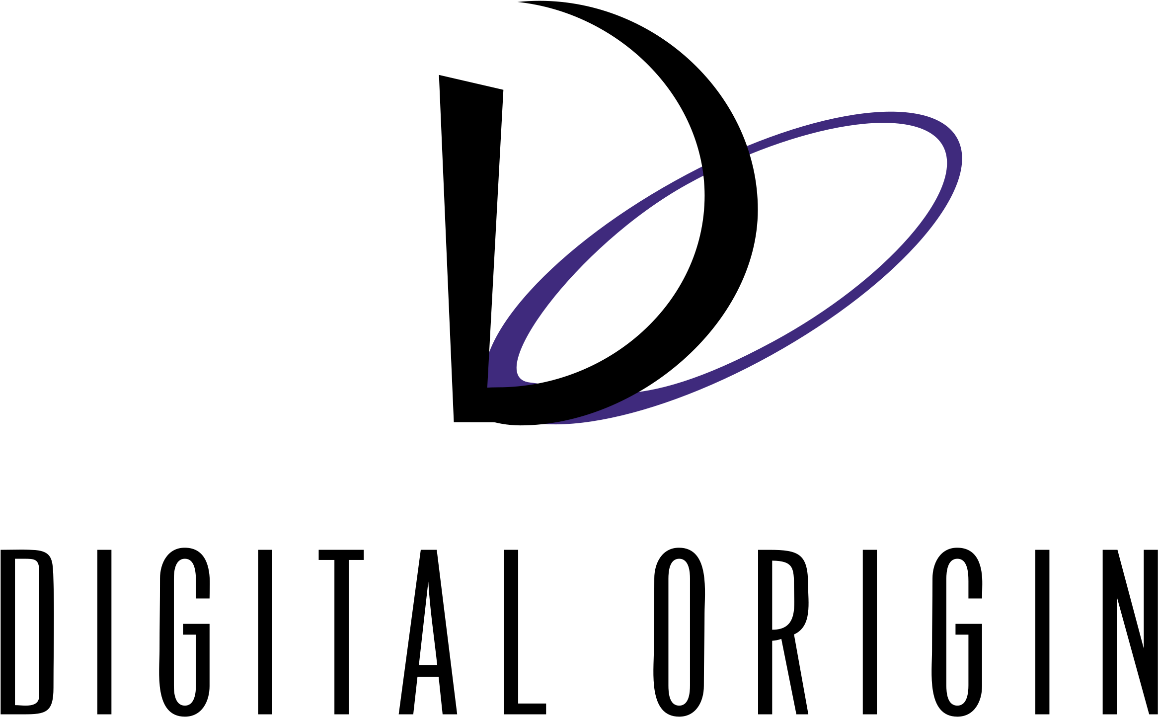 Digital Origin Logo Png Transparent - Calligraphy Clipart - Large Size ...