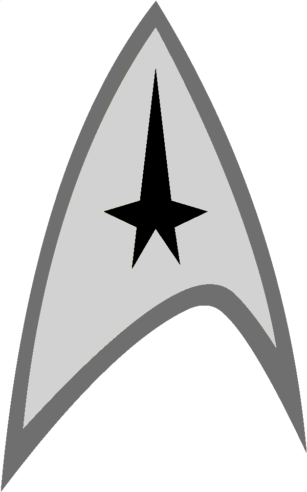 Star Trek Logo Png - Transparent Star Trek Insignia Clipart (614x976), Png Download