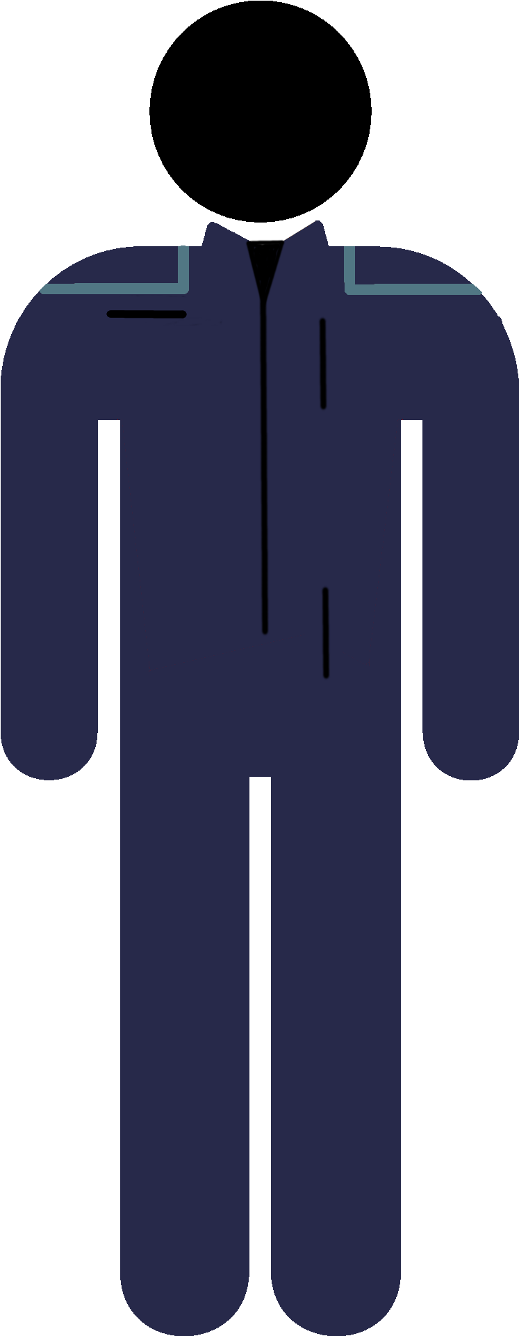 Star Trek Piktrogram - Man Bathroom Silhouette Png Clipart (960x1920), Png Download