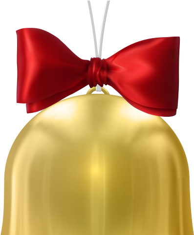 Christmas Bell Clipart Golden - Silver Jingle Bells Transparent - Png Download (640x480), Png Download