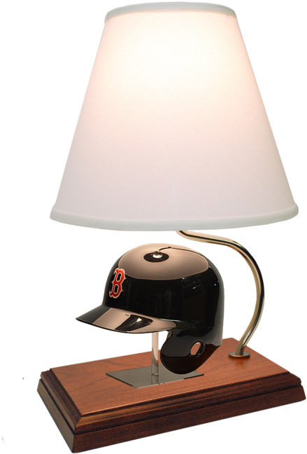Boston Red Sox Mini Helmet Lamp - Lampshade Clipart (502x750), Png Download