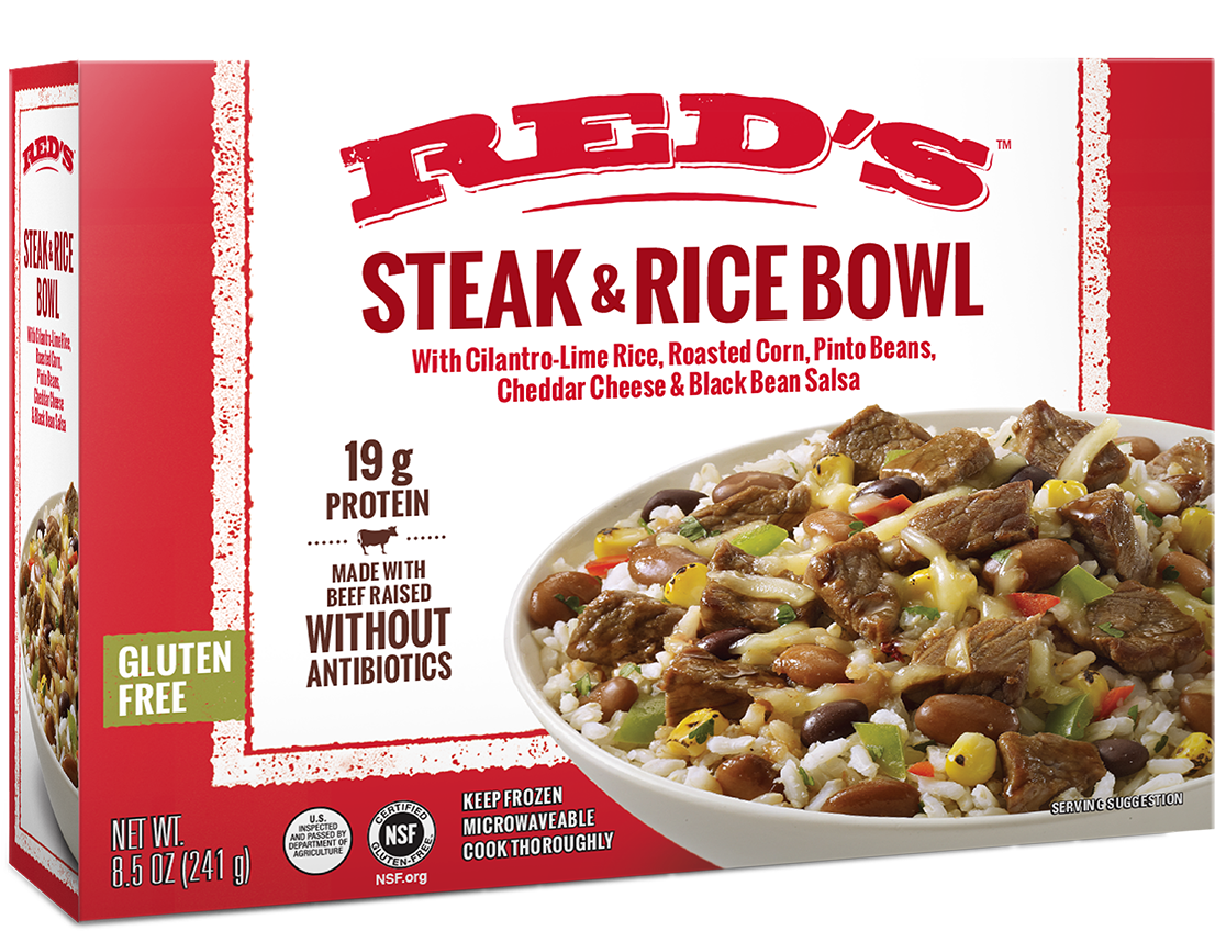 Reds Steak And Rice Bowl Clipart (1440x942), Png Download