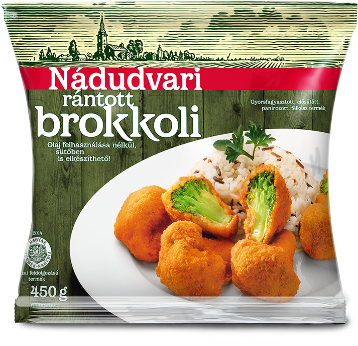 Nádudvari Breaded Brocoli 450 G - Hushpuppy Clipart (787x787), Png Download