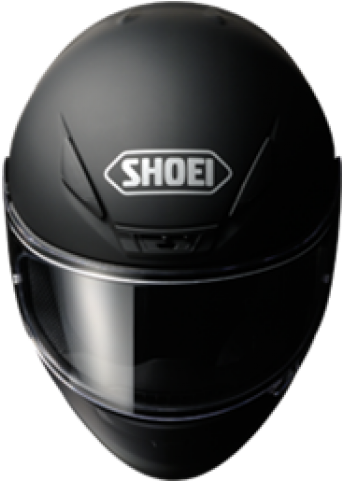 Matte Black Shoei Motorcycle Helmet Clipart (640x480), Png Download