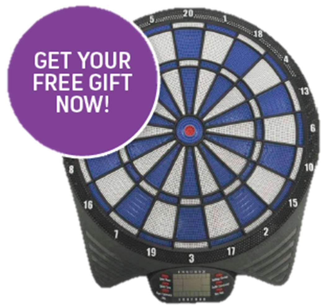 Soft Tip Dartboard Clipart (1164x1083), Png Download