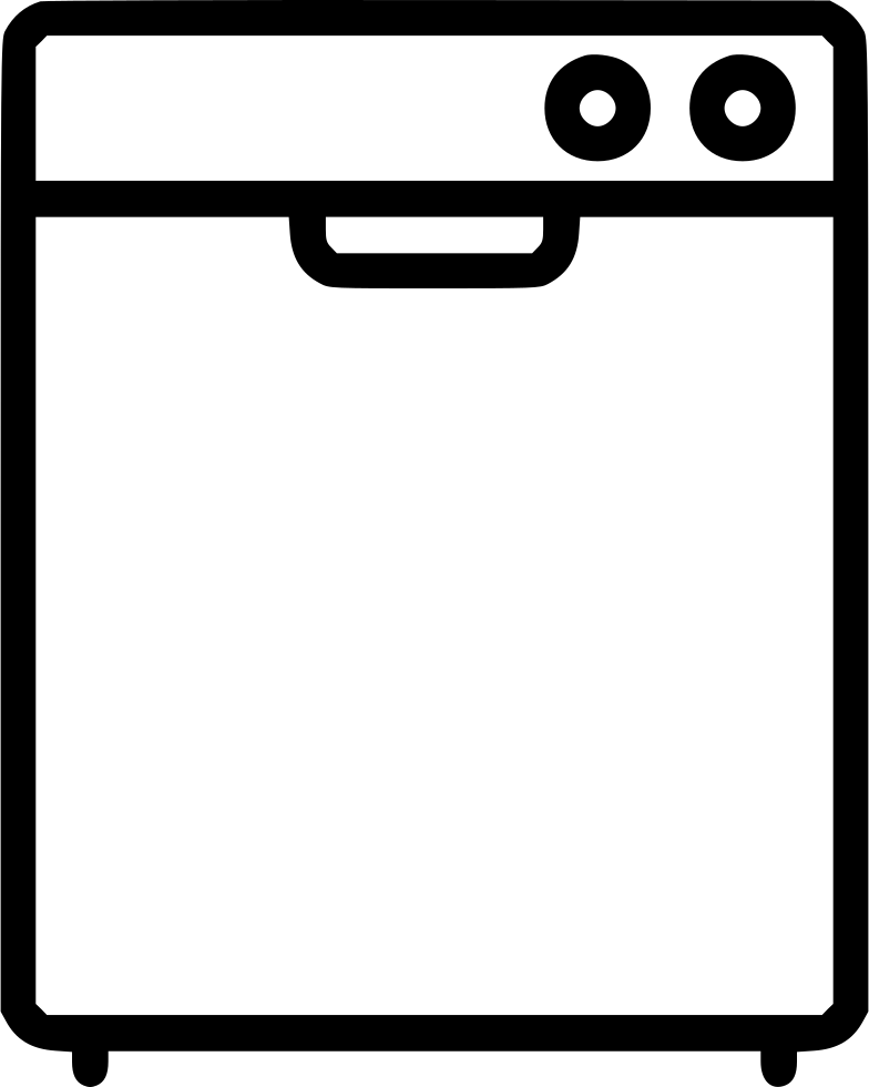 Dishwasher Comments - Clipboard Clipart Black And White Png Transparent Png (784x980), Png Download