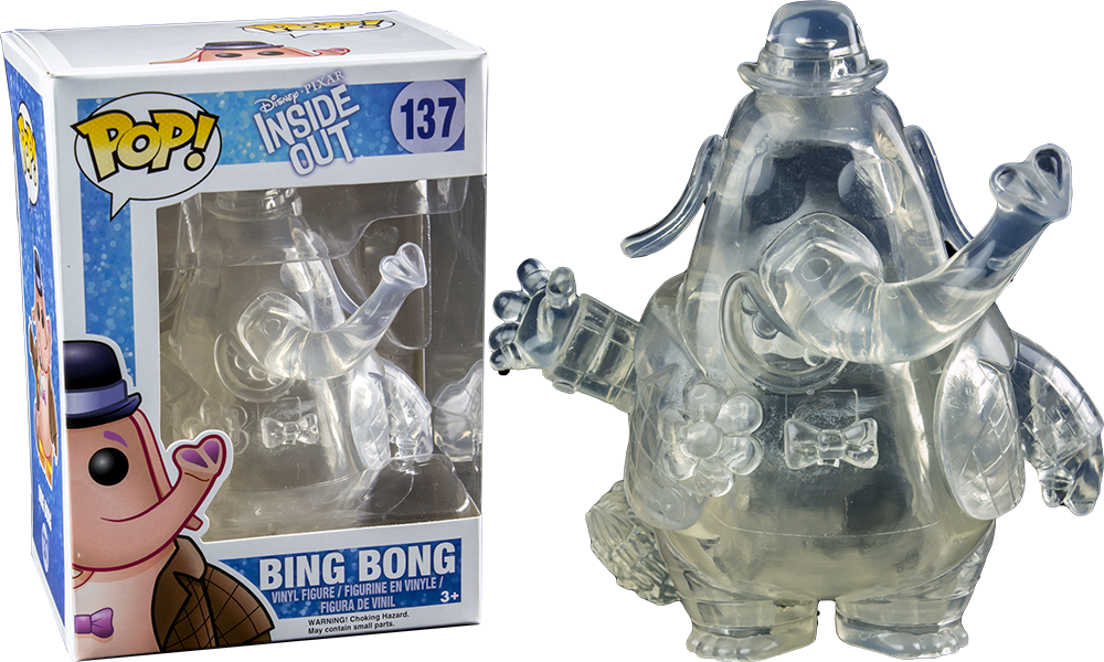 Inside - Inside Out Bing Bong Funko Pop Clipart (1000x600), Png Download