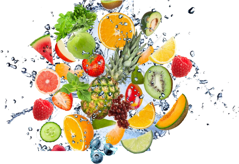 Free Png Fruit Splash Png Png Image With Transparent - Fruit Water Splash Png Clipart (850x589), Png Download